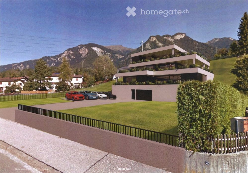 Per 1.4.2026, Erstbezug grosszügige Mietwohnung in Sils i.D. - Bild 1