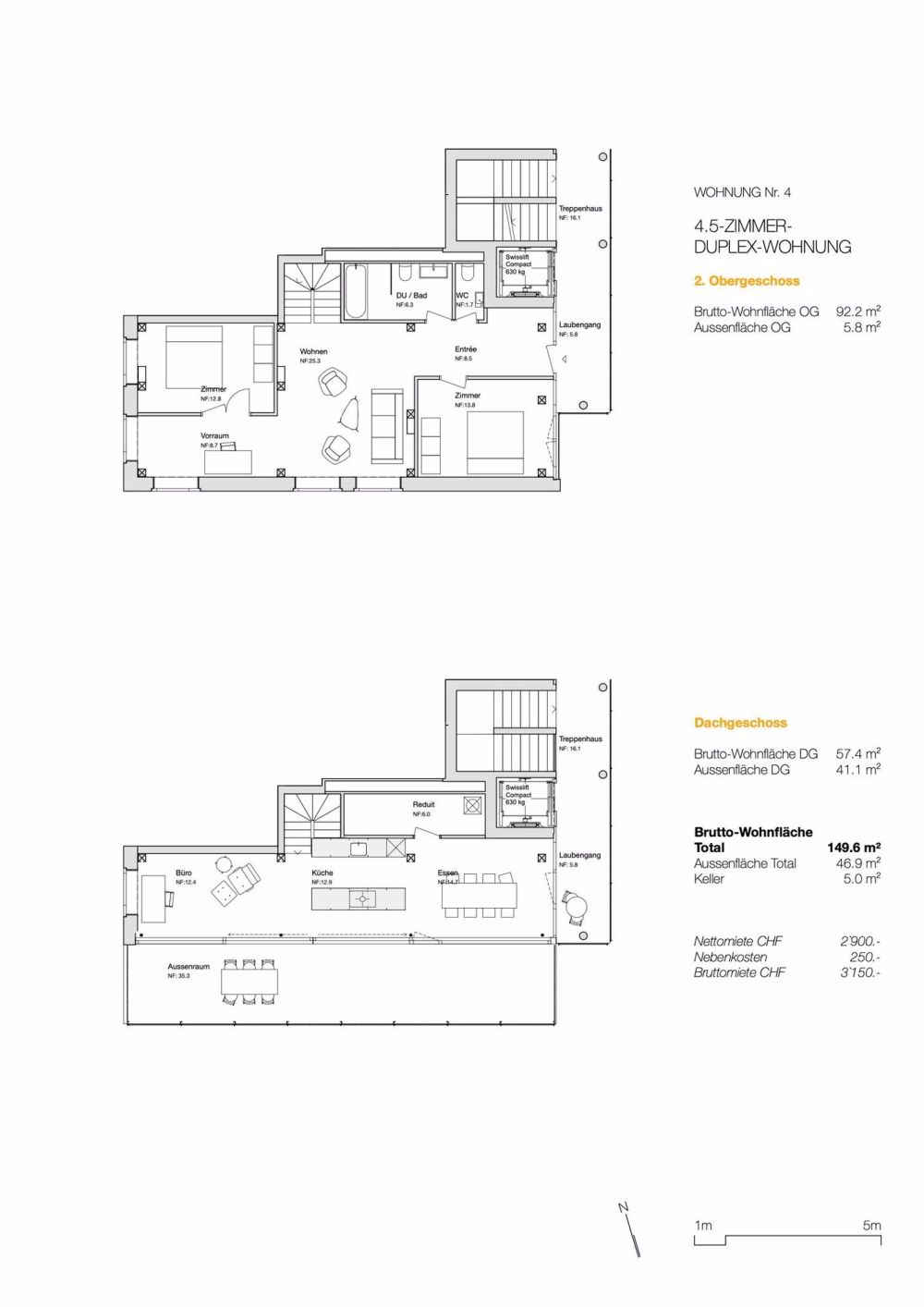 Wohnungen, Neubau mit 5 Wohnungen, Erstvermietung ab 1 September - Bild 5