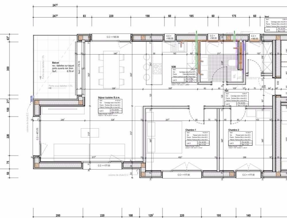 Appartement neuf 1er étage sud-ouest vue lac - Bild 7