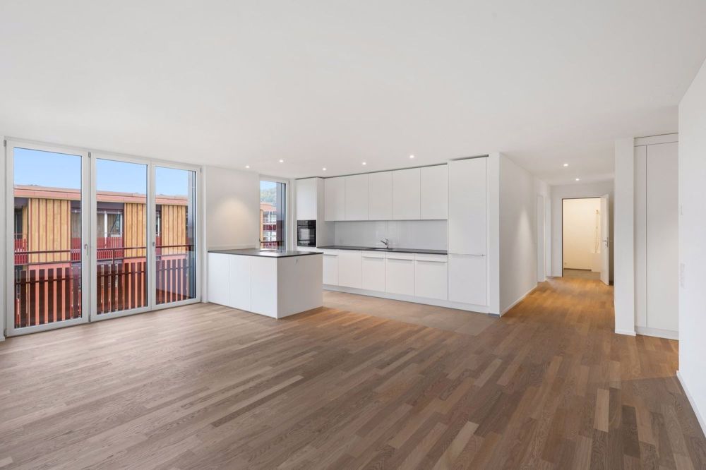 Neubau am Bächli - 4.5-Zimmerwohnungen für die ganze Familie - Ess- und Wohnbereich