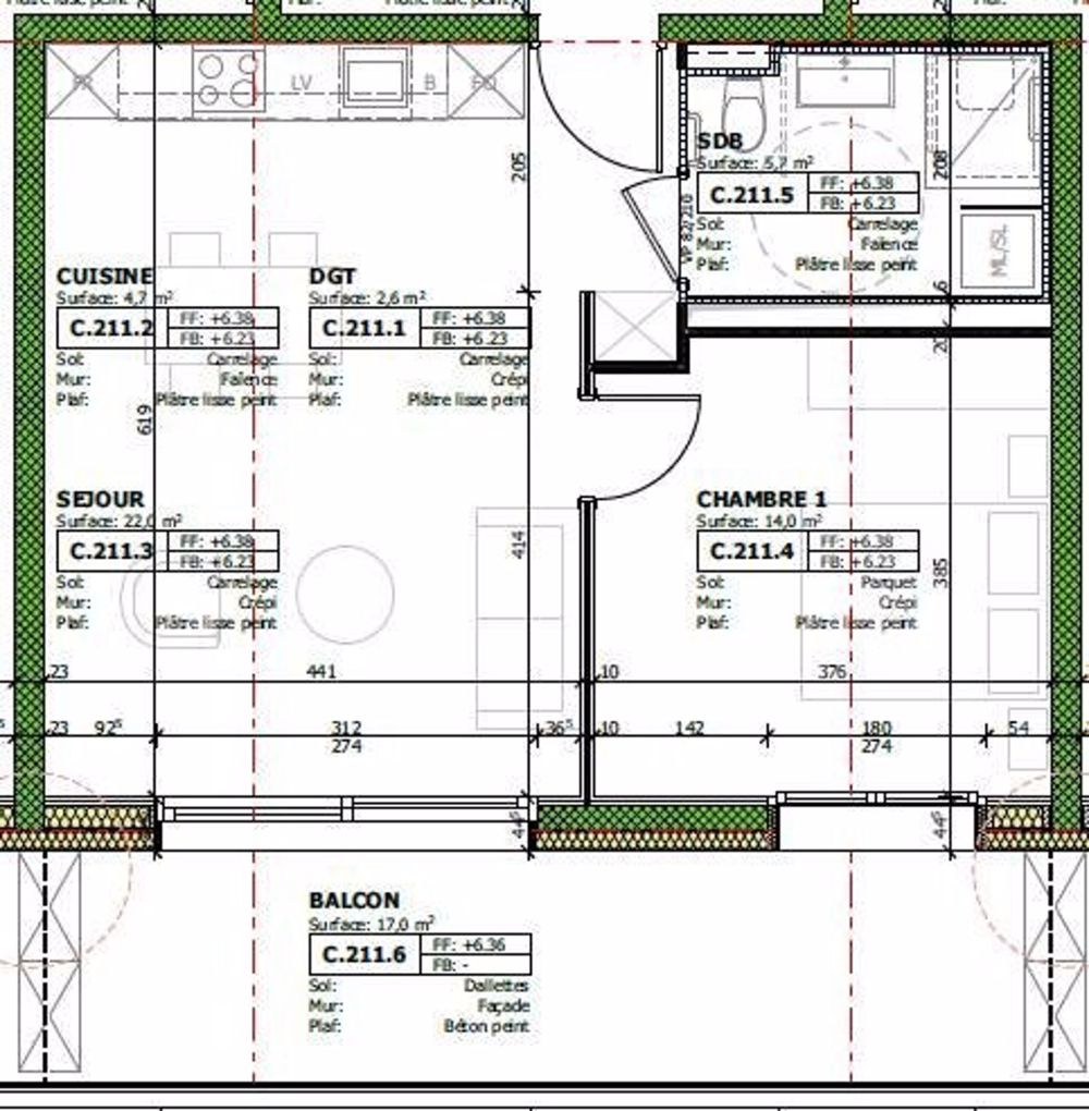 2 ½ Zimmer-Wohnung in Marly mieten - Bild 9