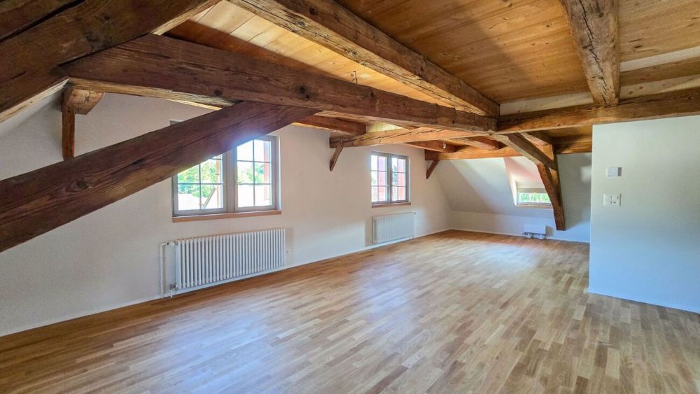 Moderne 2.5 Zimmer-Dachwohnung - Wohnbereich ca. 48 m2