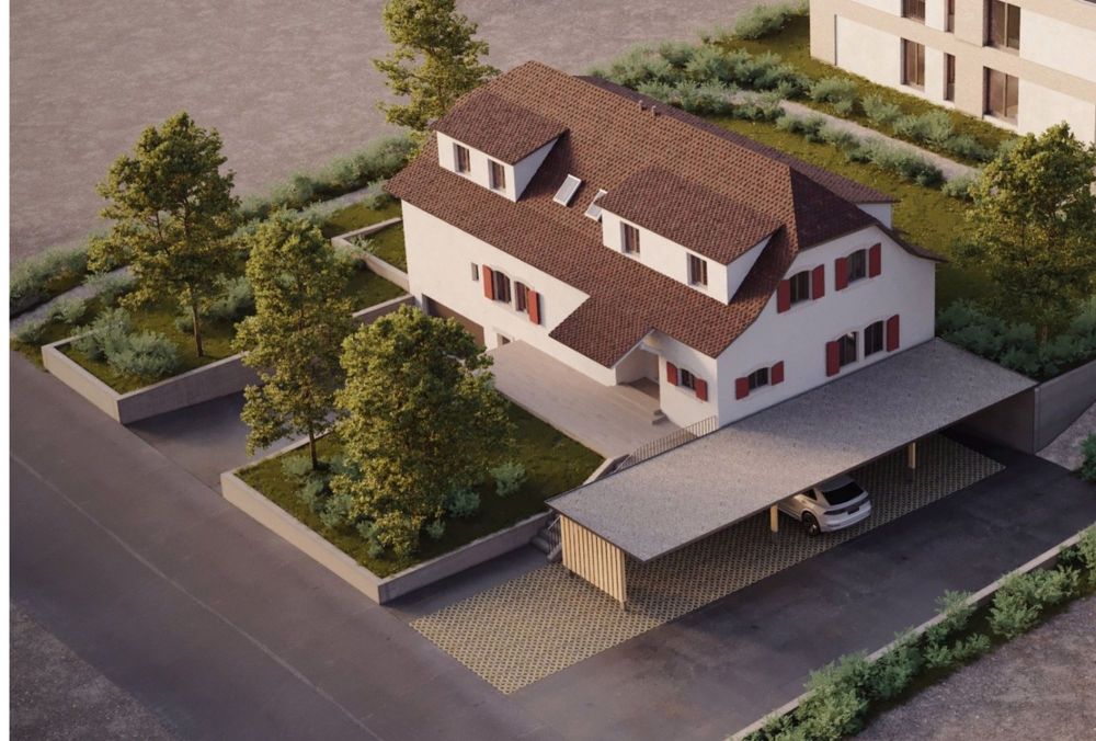 Appartement mitoyen duplex neuf dans maison entièrement rénovée à Rossemaison - Bild 1