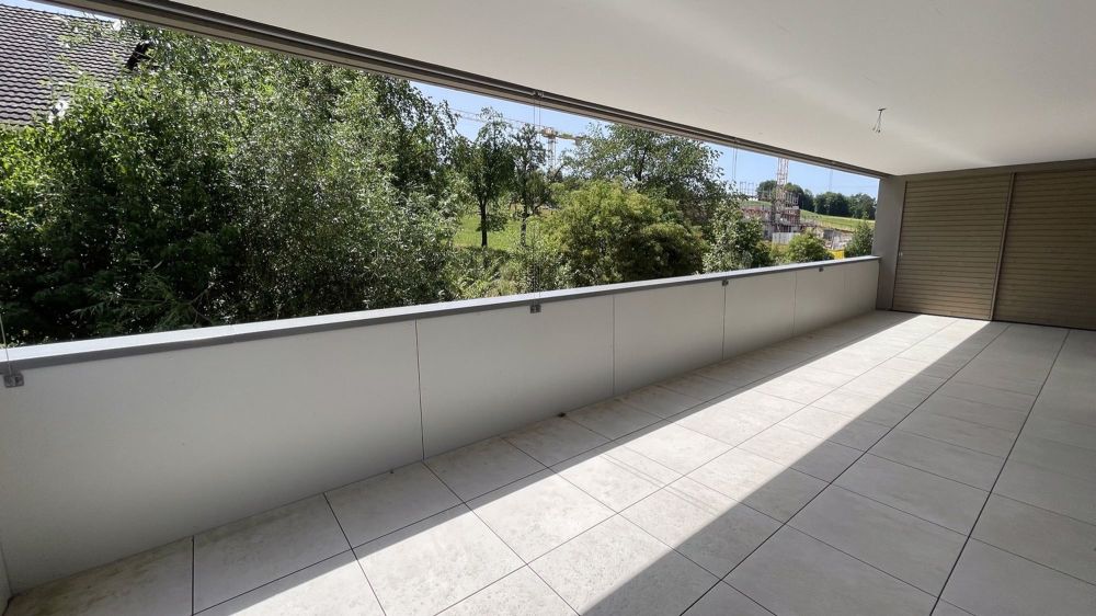 Hombergblick oder die mit den gigantischen Aussenflächen - Urwaldgefühle auf dem Balkon - rechter Seitenblick
