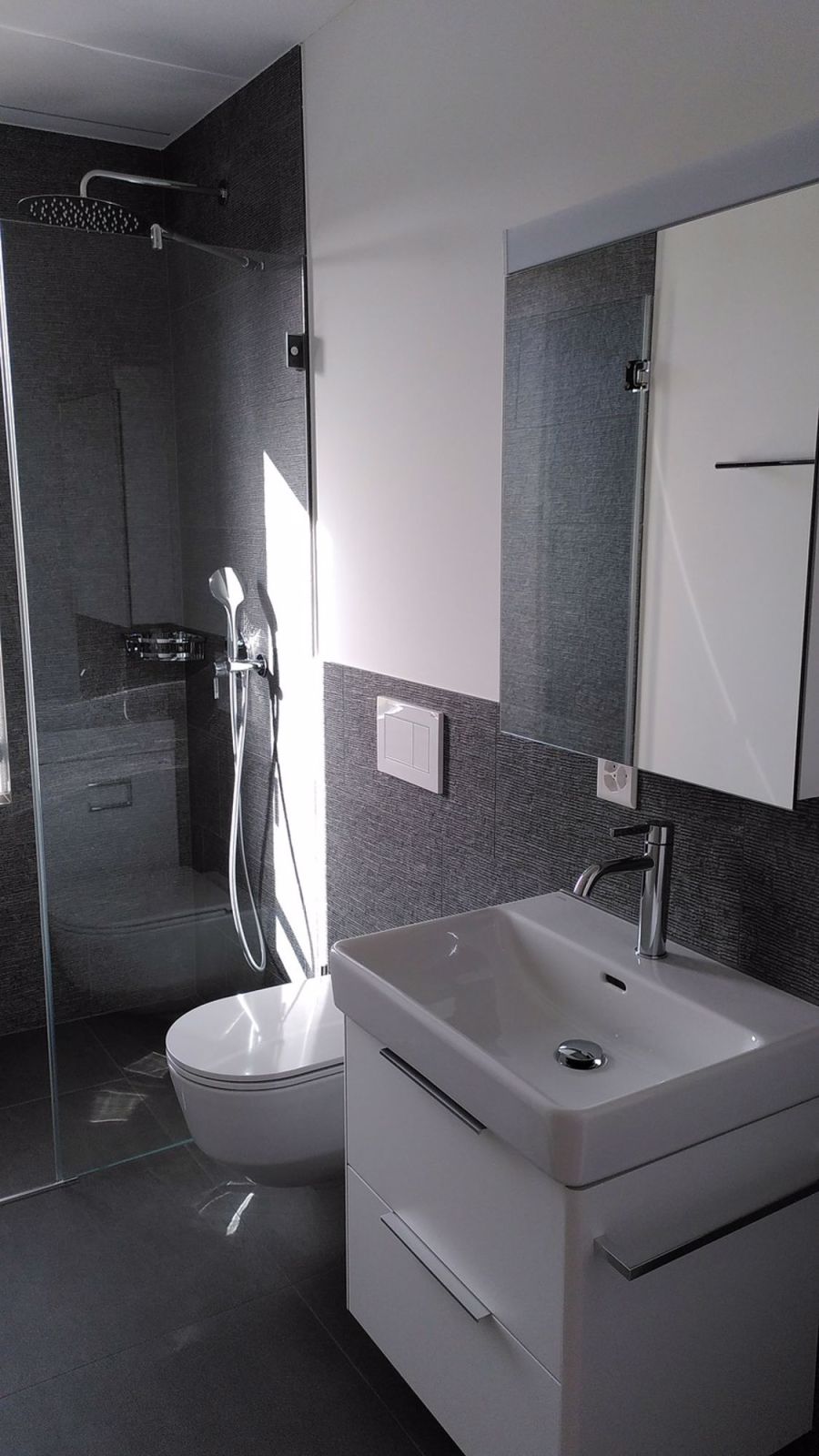 4 1/2 Zimmer Loggia-Wohnung - Bad mit Dusche 2
