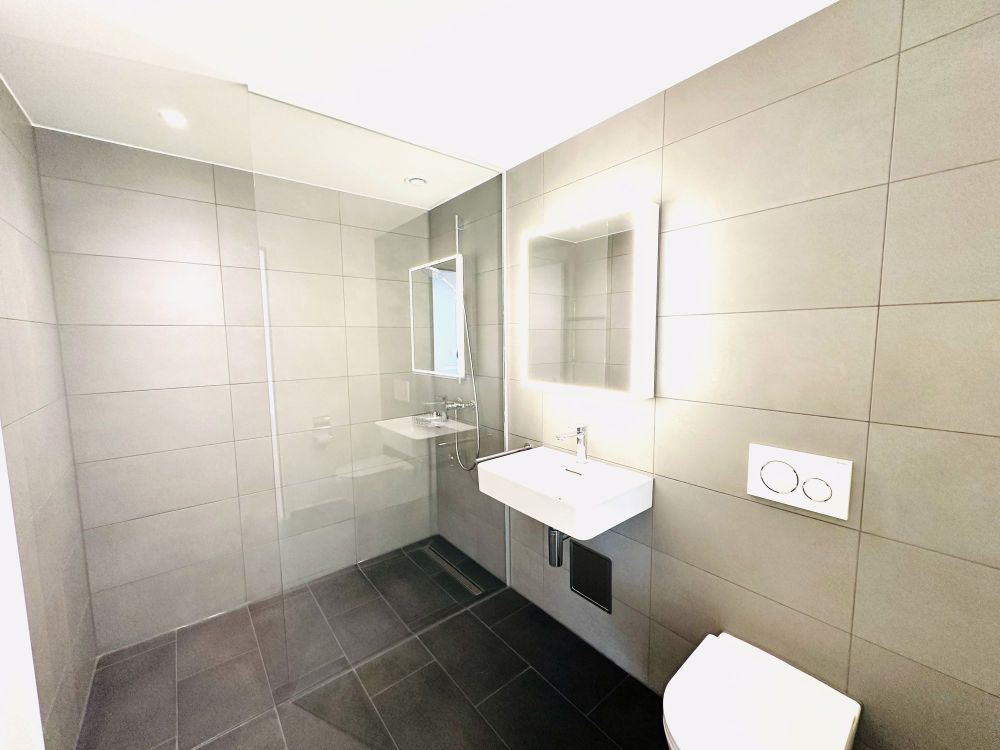 Neubau 3.5 Zimmer Wohnung im neu erstellen RhyGarten in Neuhausen - Bild 1