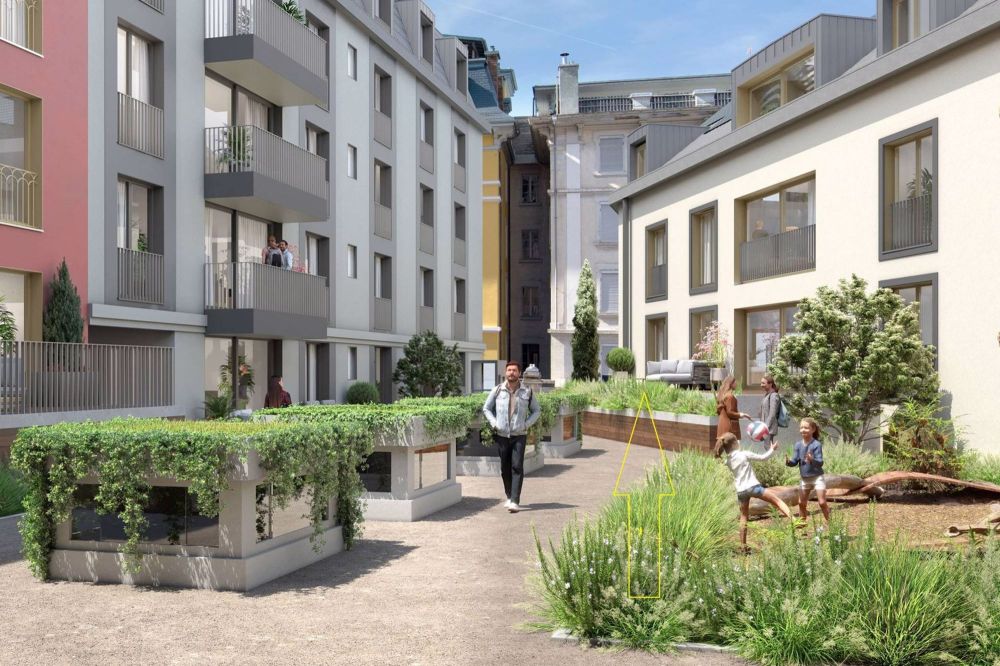 SUPERBE 4.5 PCES NEUF DE 99 m2 AVEC BALCON ET TERRASSE - Bild 5
