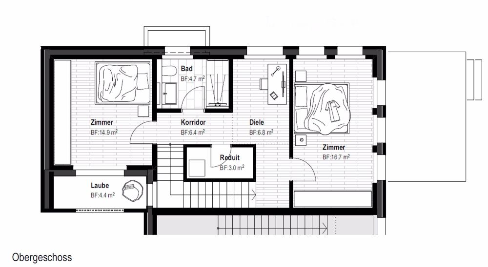 2-stöckige Neubau-Wohnung im Grünen - Bild 2