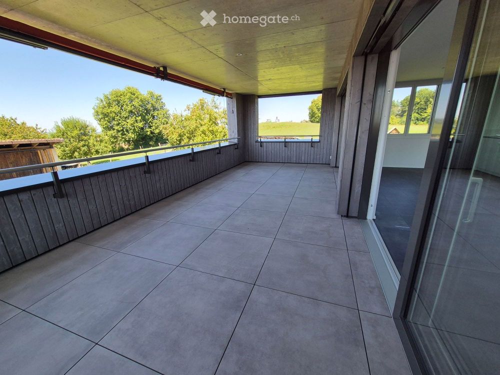 Erstvermietung, attraktive, ruhige Wohnung im Grünen mit grossem Balkon und Fernsicht - Bild 6