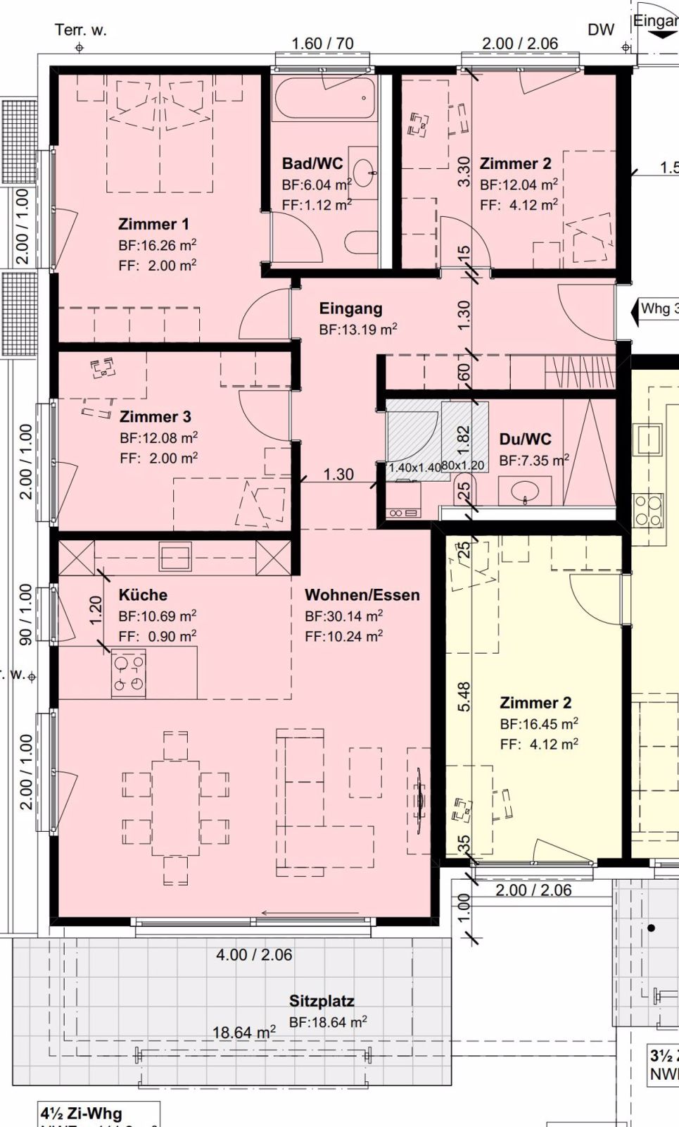 Moderne, neue 4.5-Zimmer-Erdgeschosswohnung in Huttwil für Erstbezug bereit - Bild 5