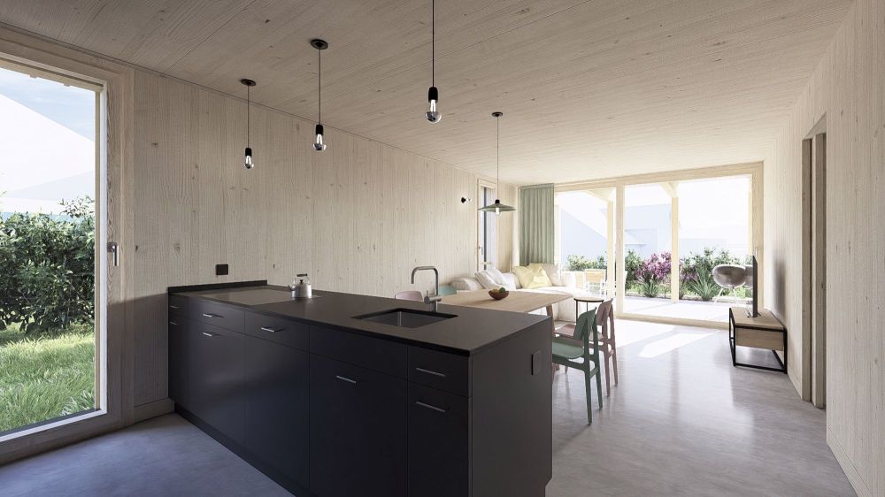 Neubau 2.5-Zimmerwohnung EG zu vermieten (H4-1) - Bild 1