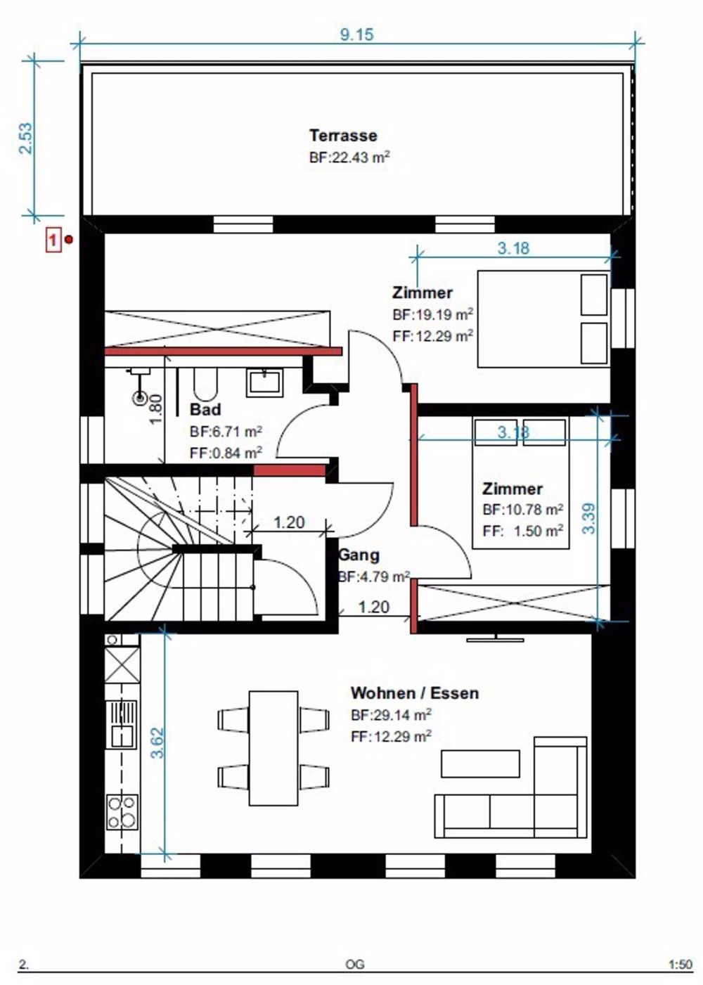2 ½ Zimmer-Wohnung in Heiden AR mieten - Bild 7