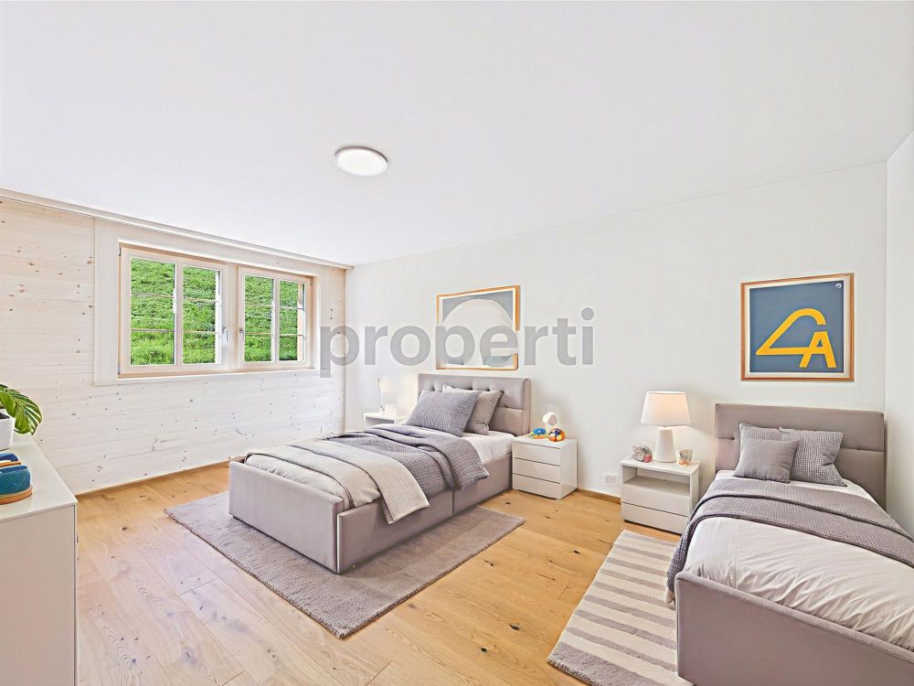 Grosszügige 4.5 Zimmer Wohnung in Oberwil im Simmental mit Aussicht - Image 7