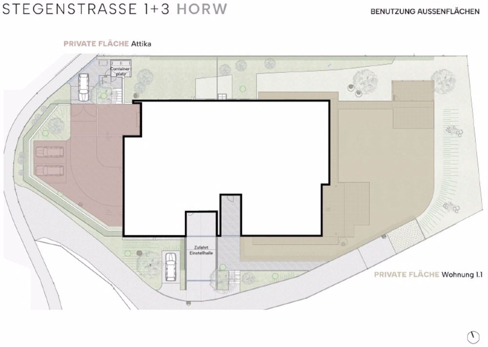 Idyllische Gartensitzplatzwohnung mit See- und Bergsicht - Umgebungsplan