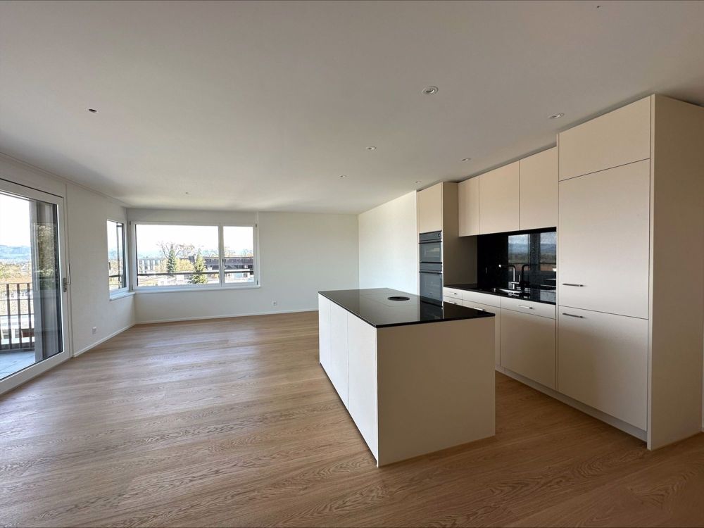 Erstvermietung - 3.5-Zimmer-Attikawohnung mit Weitsicht - Wohnen/ Essen