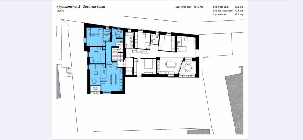 Duplex 3.5 Zimmer in Besazio mit großer Panoramaterrasse - Bild 5