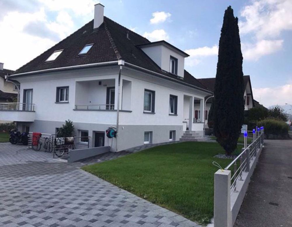 Top Modernes Studio im Apartment-Haus 4 Dulliken in ruhigem Quartier an bester Lage zu Vermieten - Haus aussen