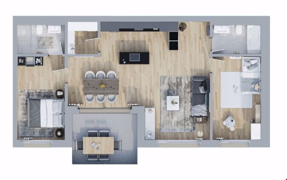 3 ½ Zimmer-Haus in Murist mieten - Bild 12