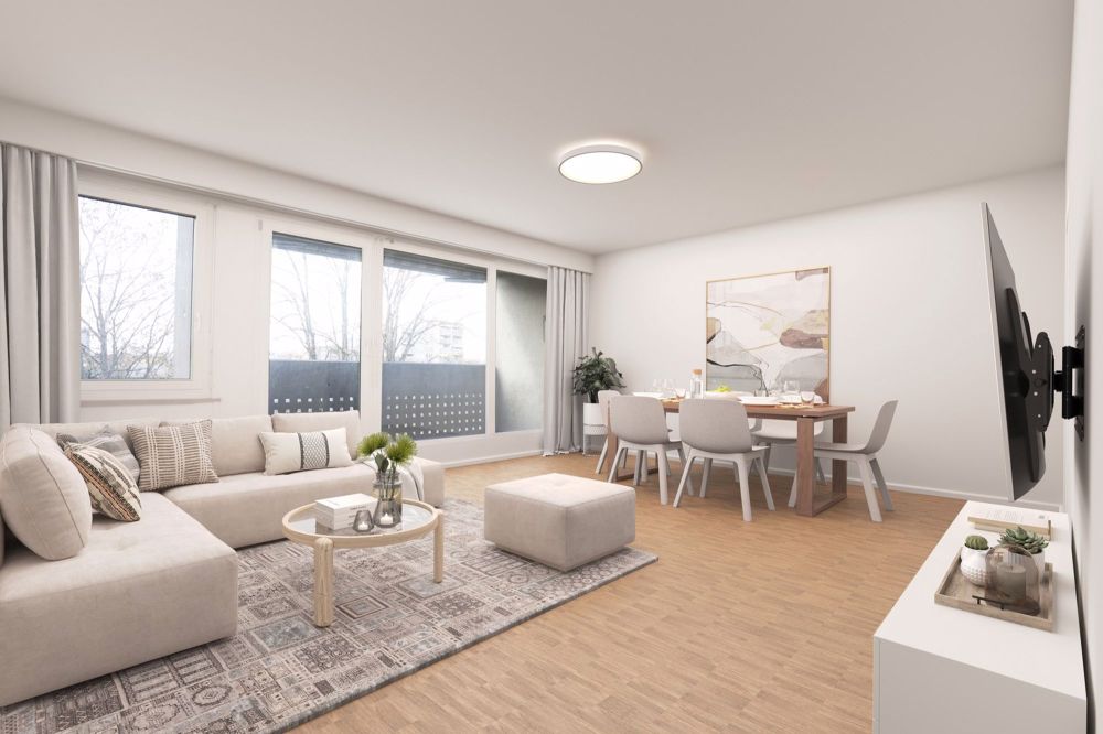 Aus Alt mach Neu Ihr neues Zuhause an der Wangenstrasse 40 + 42! - Wohn.- und Esszimmer