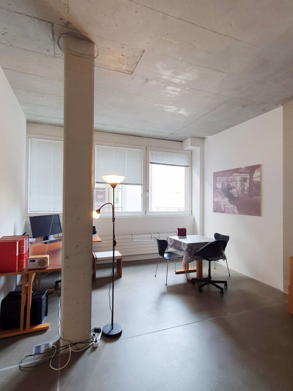 2-Zimmer-Kleinloft in der alten Spinnerei - 2. Zimmer Büro/Atelier