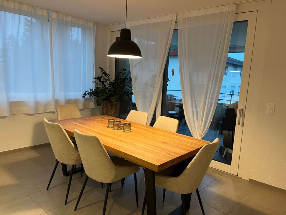 Helle Wohnung in modernem Neubau - Esszimmer