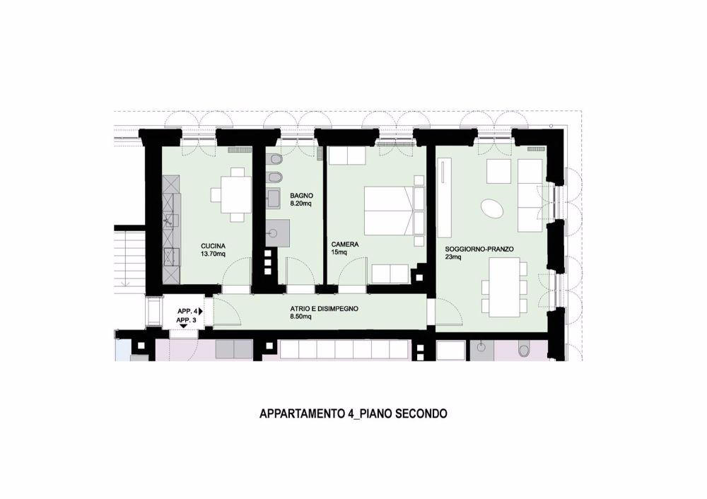 Appartamento 2.5 locali di 70,00 m2 al 2. piano in zona centrale e soleggiata (App. 4) - APP4.jpg
