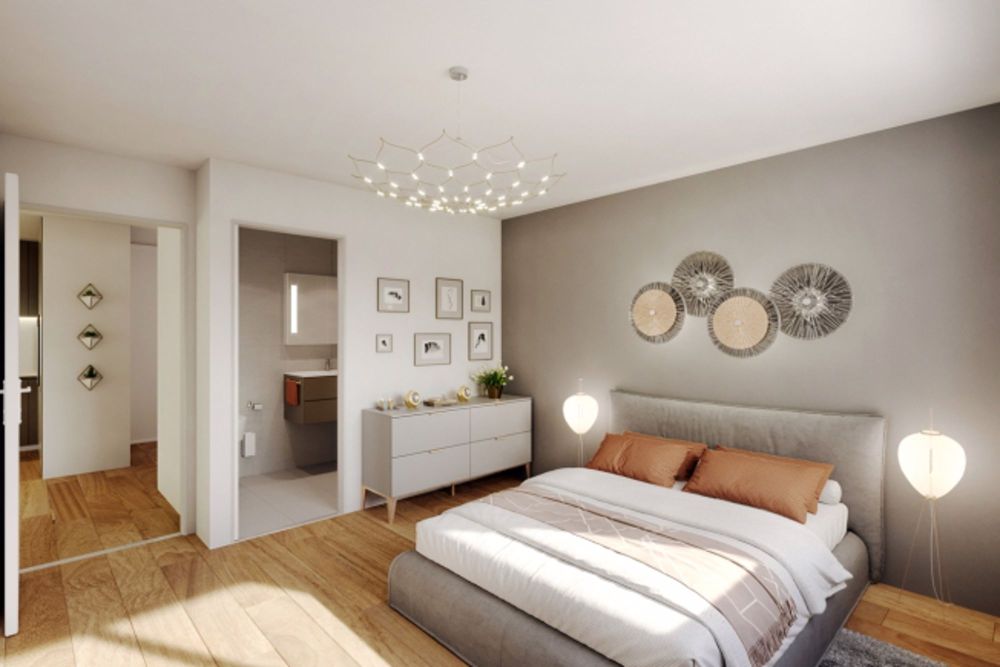 Dans immeuble neuf, très joli appartement de 3,5 pces - Bild 1