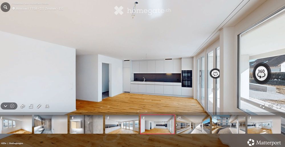 Moderne 2.5-Zimmer-Neubau-Wohnung in Amriswil - Erstbezug, grosse Terrasse - Bild 3