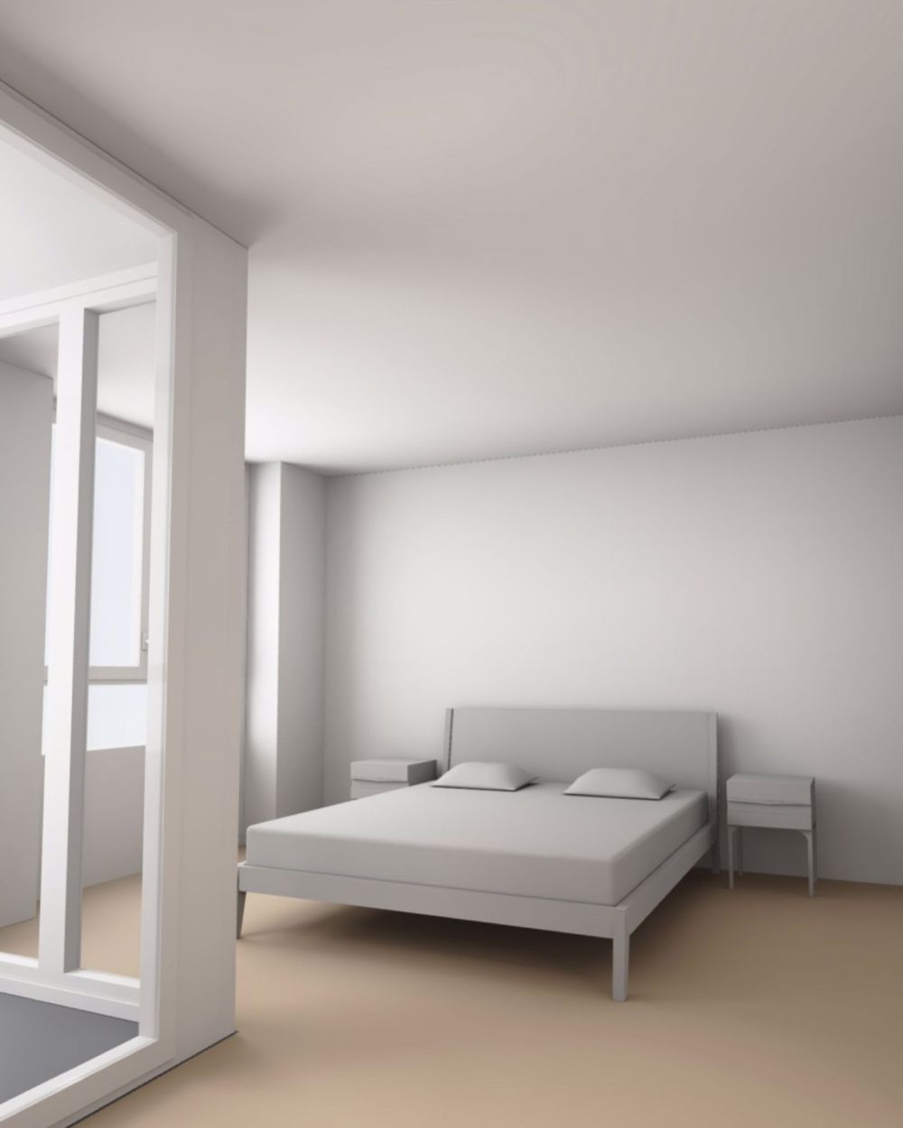 Nachmieter/in gesucht per 16. Oktober 2025 Erstbezug! Moderne 1.5-Zimmer-Neubauwohnung im Tivoli Garten, Spreitenbach - Schlafbereich