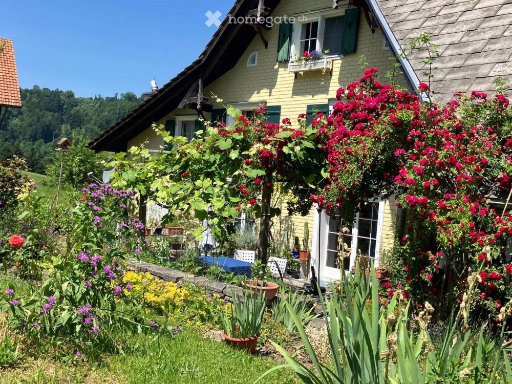 Hausteil zweistöckig mit Herz: 2½-Zimmer mit Garten für naturverbundenen Paare oder Singles - Bild 1