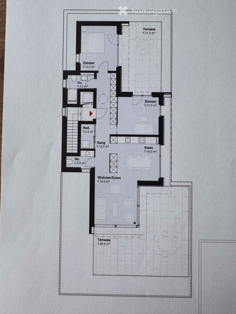 Moderne 3.5-Zimmer-Attikawohnung in ruhiger Lage von Boniswil am Hallwilersee - Bild 8