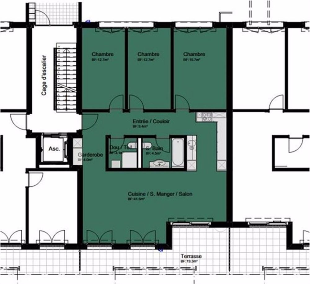 Ihr neues helles Zuhause im Herzen von Avenches Au Milavy - Bild 1