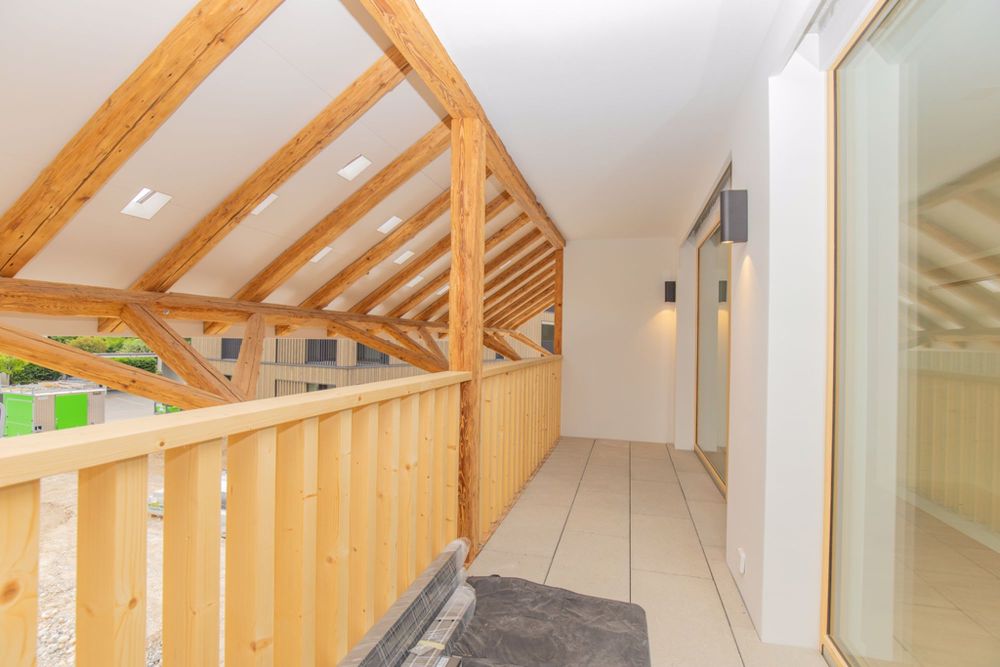 Maisonettewohnung in Möhlin - Laubengang