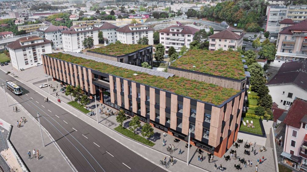 In der Nähe des Bahnhofs Renens im Angebot - helle Fläche von 88 m2 in der Arcade mit schönen Auslagen, großes Volumen - Bild 2