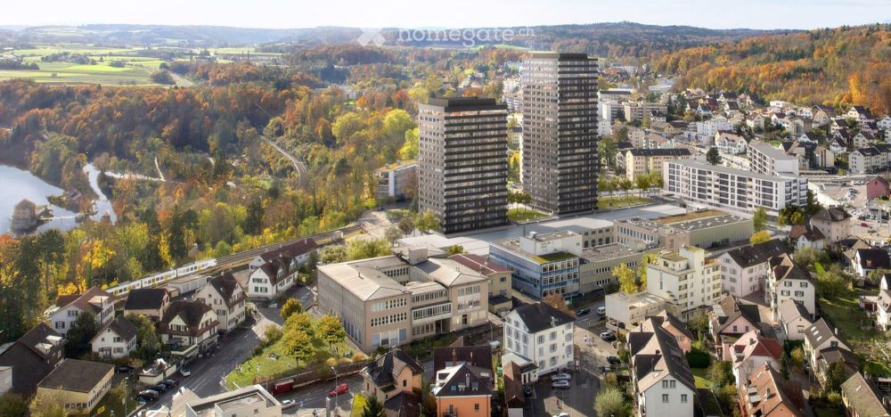 Exklusives Wohnen im RhyfallTower: Moderne 4.5 Zi. Wohnung mit Vierjahreszimmer - Bild 1