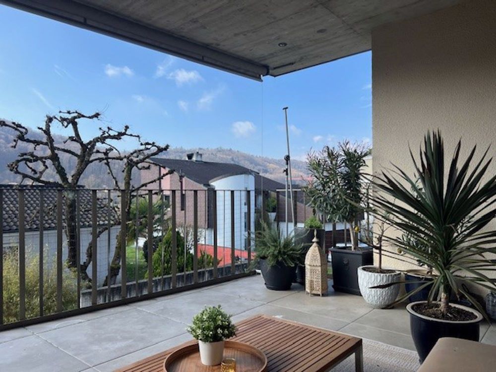 Möblierte 3-Zimmer-Wohnung mit Südbalkon in ruhiger Lage – Hanfgarten 3, 5415 Nussbaumen - Bild 2