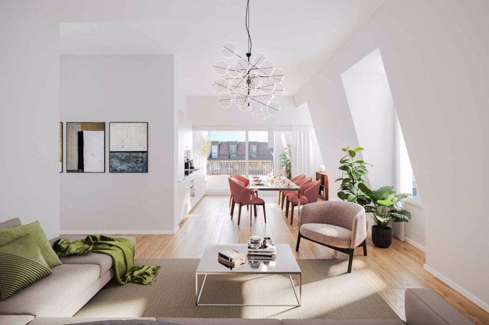 SUPERBE 4.5 PCES NEUF DE 99 m2 AVEC BALCON ET TERRASSE - Bild 1