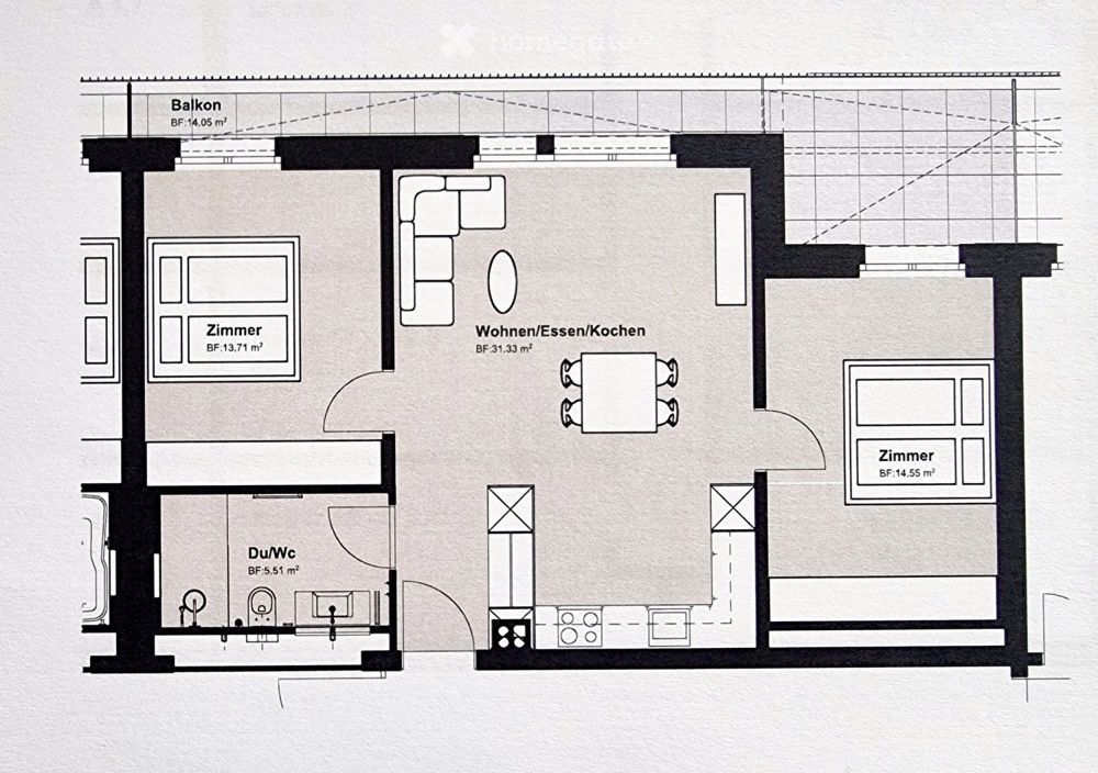 Moderne 3.5-Zimmer-Wohnung in Chur Kleinbruggen - Neubau Dez 2025 Erstbezug - Bild 9