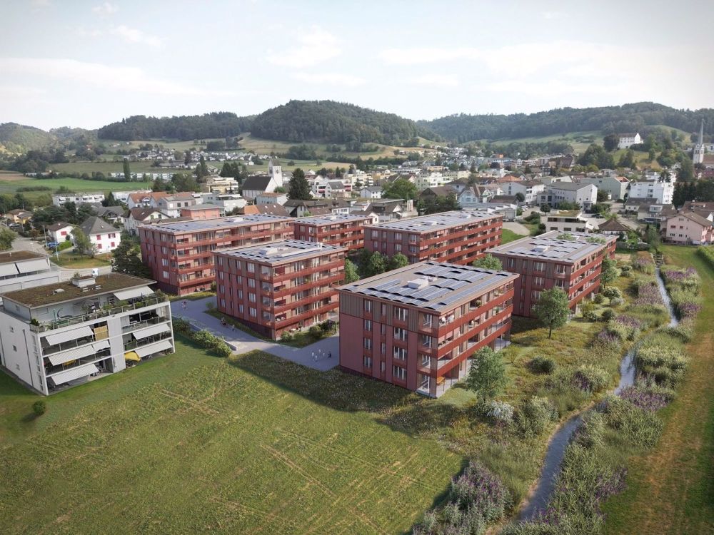 Neubau am Bächli - 4.5-Zimmerwohnungen für die ganze Familie - Aussenansicht