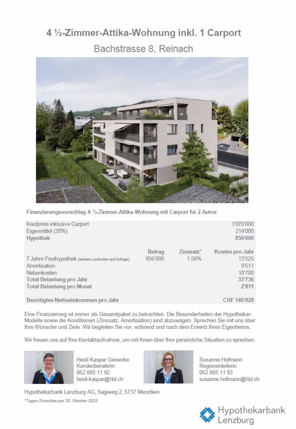 NEUBAU - 4.5-Zimmerwohnung im Attikageschoss mit 160m2 Terrasse - Bild 5