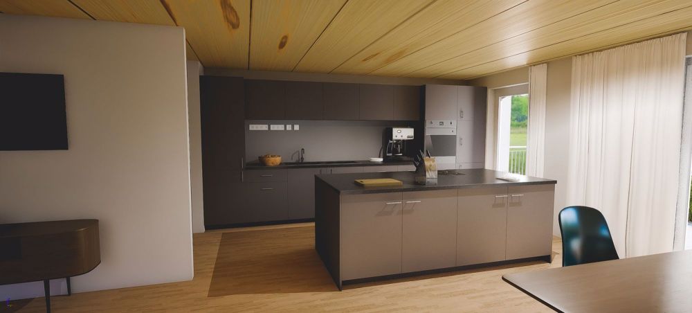 Moderne 3.5-Zimmer-Wohnung in Thurnen - Neubau mit Panoramablick - Bild 1