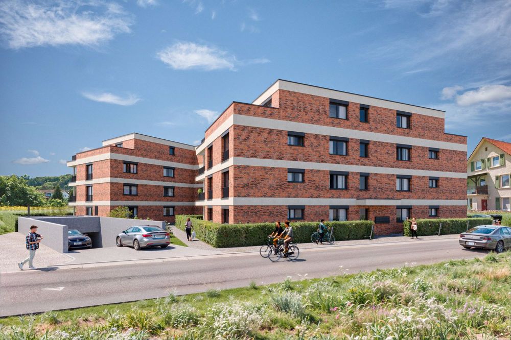 Moderne 2.5-Zimmer-Neubau-Wohnung mit Sitzplatz in Rekingen AG - Bild 2