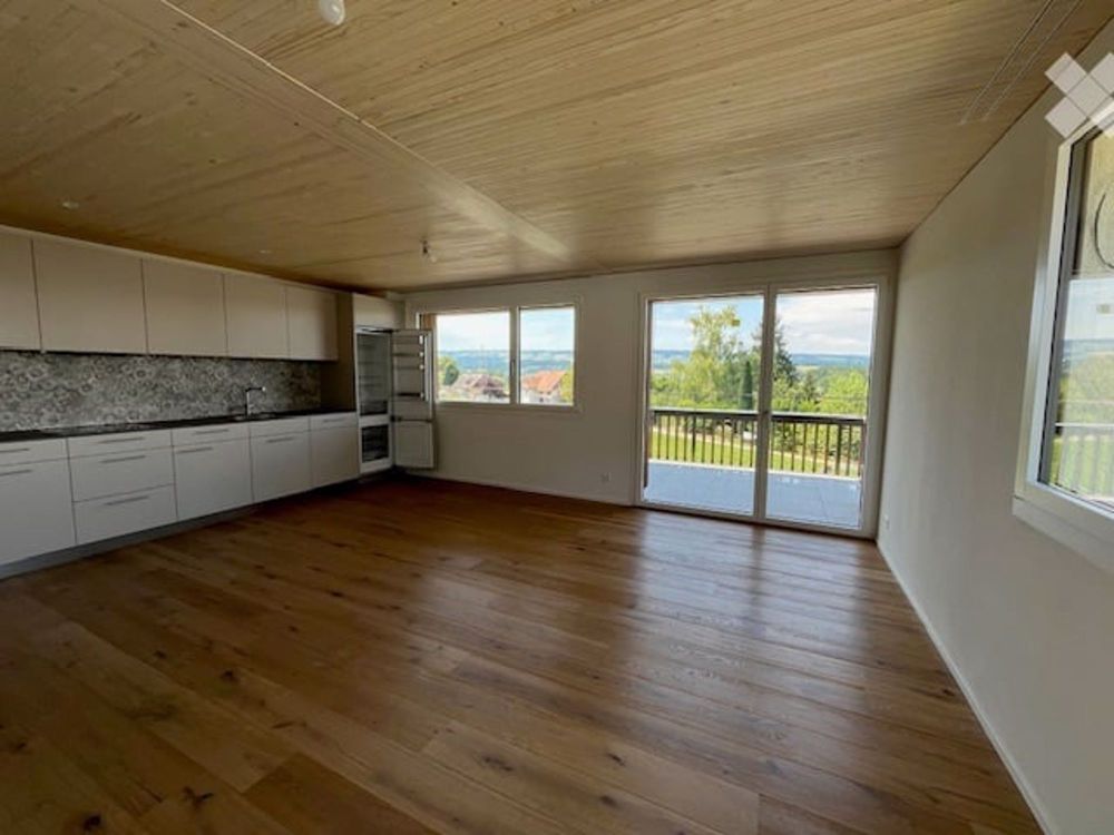 Moderne 3.5-Zimmer-Wohnung mit Panoramablick in Jonen - Bild 2