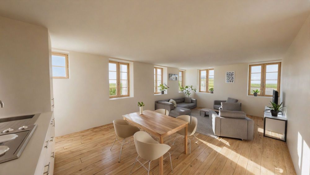 Appartement neuf de 2.5 pces, grande terrasse, au bord de la rivière | dreamo.ch - Bild 1