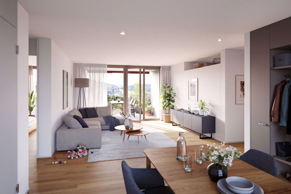 Moderne 4.5-Zimmer-Wohnung an sonniger, unverbaubarer Lage in Winterthur - Bild 1