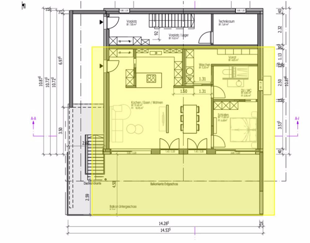 2.5 Zimmer Neubau-Wohnung mit grosser Terrasse - Bild 1