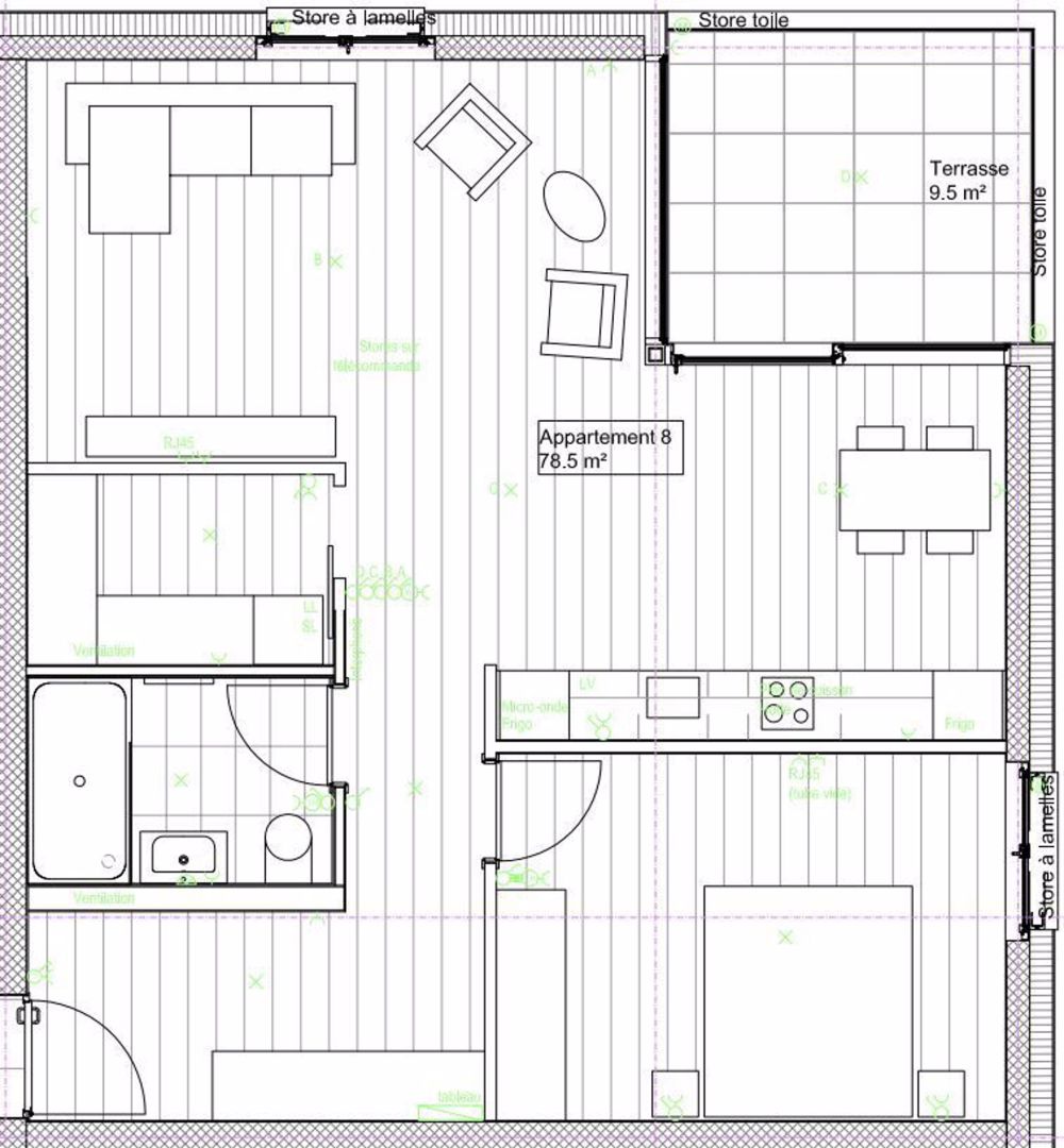 NEUE 2.5-ZIMMER-WOHNUNG IM 1. STOCK IN SIERRE - Appartement No 41 Nord-Est