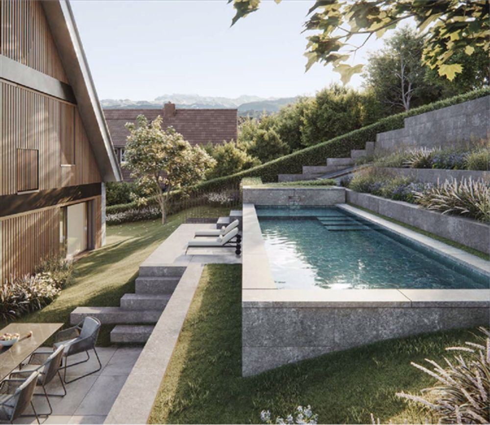 Privilegiert wohnen am Zürichsee mit 5.5-Zimmer-Residenz mit Privatpool, Garten, See-und Bergsicht - Bild 2