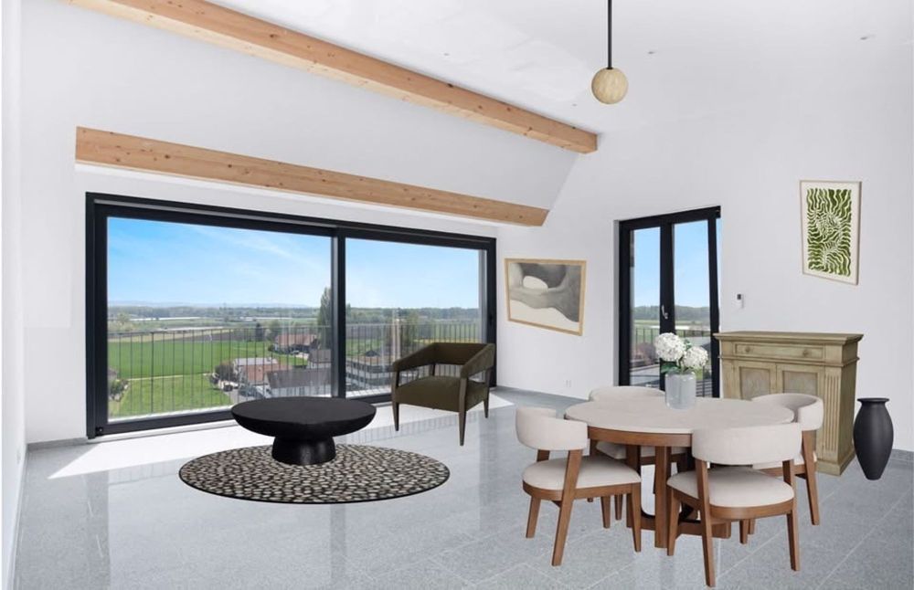Großes 5.5-Zimmer-Neubau mit atemberaubendem Blick in Gampelen - Bild 1