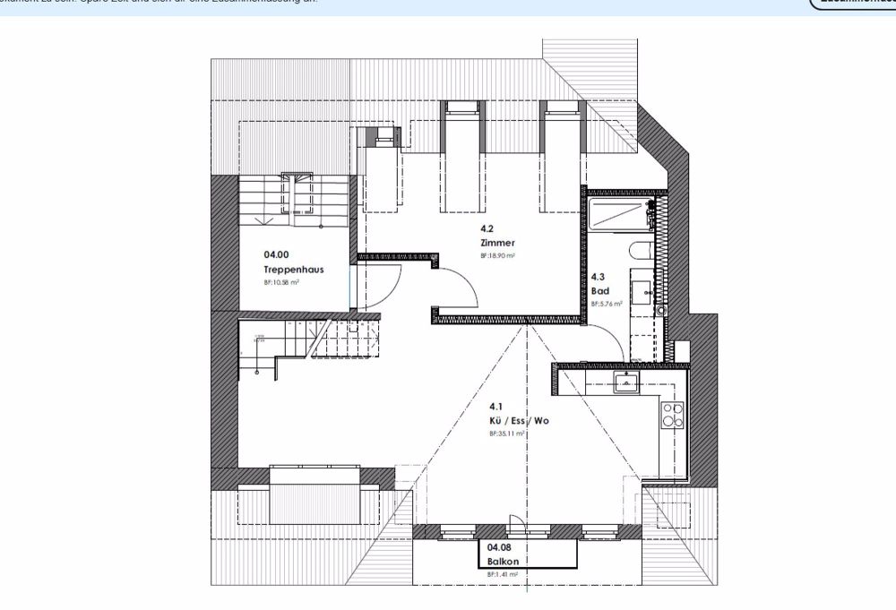 Erstvermietung nach Totalsanierung / Traumhafte Dachwohnung - Bild 9